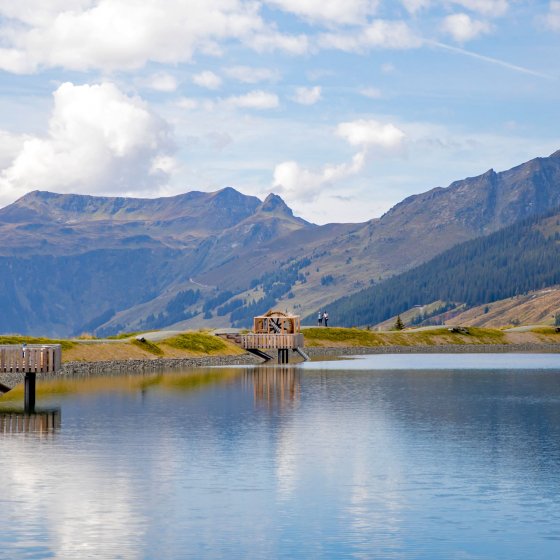 hotel saalbach hinterglemm detox speichersee sommer wandern